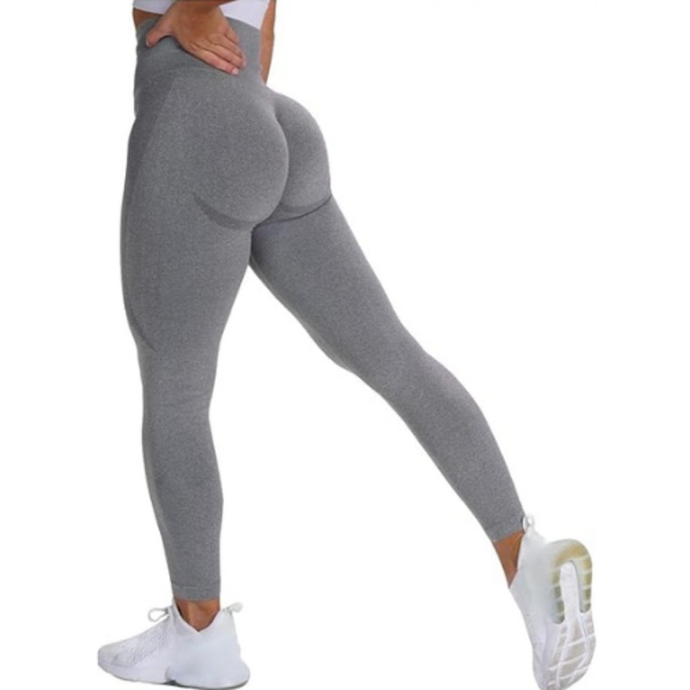 ASB2B Dharma High Rise Booty Scrunch Legging Sand Gray SZ LARGE NWT
